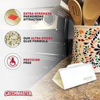 Catchmaster Pantry Pest & Moth Traps 6-Pk, Bug Killer for Kitchen Storage & Pantry Cabinet, Sticky Moth Traps for House, Glue Trap to Protect Pet Food, Kitchen Cabinets Storage