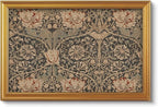VIYYIEA Vintage Gold Framed Wall Art for Living Room, Honeysuckle Canvas Prints Home Decor, Large Oil Painting Picture, Bedroom Wall Decor Gifts for Friends or Family -【Honeysuckle】-(36L x 24W)