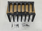 AR10 Wall Mount Mag Holder，PMAG Rack Wall Mount，AR-10 Magazine Hodler， Display Mag Storage for AR 308 Rifle Wall Rack,Home Magazine Storage for Gun Safe,Cabinet,Wall (2 Mounts Hold 12 Mags)