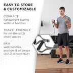 THERABAND Latex Resistance Tubing, Red, Medium Level 2, 100 ft Roll, Professional Grade Resistance Band for Exercise, Upper and Lower Body Workouts, Cut-to-Length, Color-Coded Levels