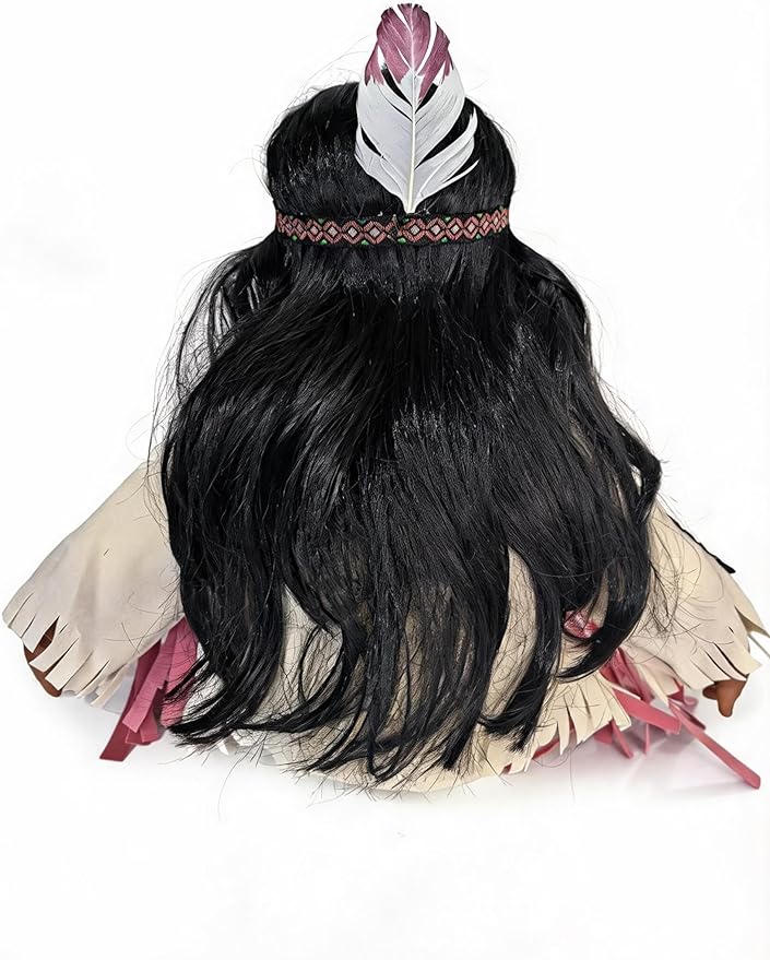 22" Collectible Native American (Indian) Vinyl Doll - VM221129 (Ratna)