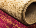 Unique Loom Barista Collection Area Rug - Ngada (2' 2" x 3' 1" Rectangle, Beige/ Red)