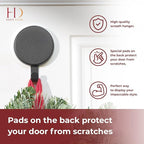 Haute Decor Attract Magnetic Hanger, 1 Pack - Strong Magnet Hook for Metal Doors and Surfaces