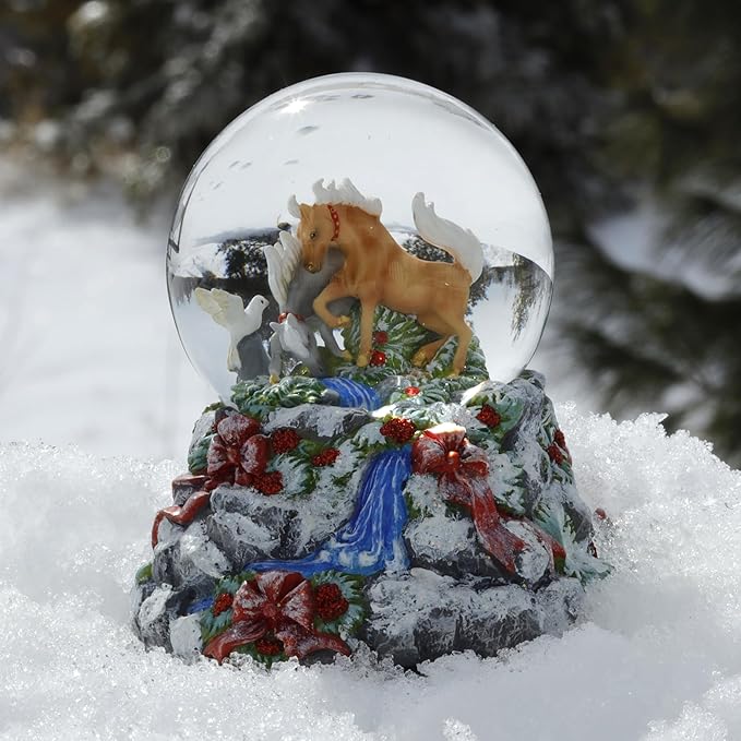 Breyer Horses 2024 Holiday Collection | Winter Woodland - Musical Snow Globe