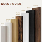Vivelove Black Floating Shelves, 12" Deep Wall Shelves for Bedroom, Living Room, Kitchen, Office, Rustic Home Decor Shelf with Invisible Brackets, 36X12X1.5, Set of 2