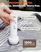 BAGSMART Rechargeable Wireless Pump Travel Storage Bags Set, Portable Space Saver Bags for Travel & Home, Vacuum Compression Seal Bag for Clothing- 15 combo bags