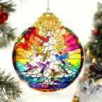 Hummingbird Stained Glass Thank You Gifts for Women Christmas Tree Decorations Crystal Ornaments Appreciation Gifts for Coworkers Teacher Best Friend Boss Birthday Gifts for Mom Car Hanging Ornament