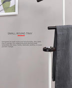 Proman Products Scandia Valet Stand, Clothes Rack, Clothing Organizer with Tray, Hanger and Trousers Bar, Wood, Metal, White