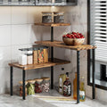 Countertop Organizer Organization 3 Tier Kitchen Corner Shelves Adjustable Spice Storage Rack for Bathroom Coffee Area Over Sink (Black)