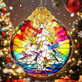 Hummingbird Stained Glass Thank You Gifts for Women Christmas Tree Decorations Crystal Ornaments Appreciation Gifts for Coworkers Teacher Best Friend Boss Birthday Gifts for Mom Car Hanging Ornament