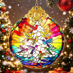 Hummingbird Stained Glass Thank You Gifts for Women Christmas Tree Decorations Crystal Ornaments Appreciation Gifts for Coworkers Teacher Best Friend Boss Birthday Gifts for Mom Car Hanging Ornament