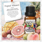 HIQILI Tropical Pleasures Diffuser Oil for Water or Waterless Diffusers, Inspired by Este. Lau Der Pleasures Exotic, Passion, Air Freshener Spray - 0.34 Fl Oz