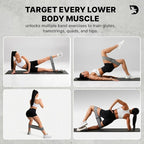 DMoose Fitness Fabric Resistance Bands for Full Body Exercises - Non-Slip Thick Cloth Stretch Band for Squats, Lunges & Bicep Curls - Long Resistance Bands for Working Out - Booty Band for Men & Women