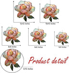 Light Pink Peony Flower Acrylic Suncatcher, Flower Suncatchers for Window Hangings, Stained Glass Effect Garden Decor, Gift for Mother's Day, Mom, Grandma, Wife, Women