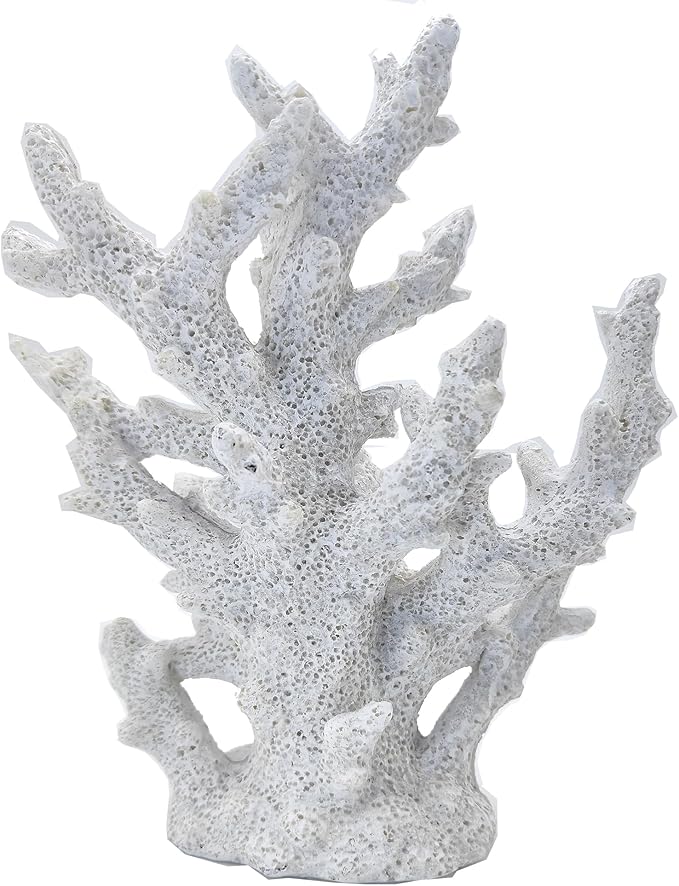 Etlemonde Beach Coastal Decor Coral Reef Home Decor Coral Statue Sculpture Home,Desk,Bathroom,Desktop Shelf Statue,Marine Themed Gifts