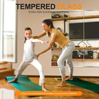 Delma Home Gym Mirror, 48''x28''x2PCS Silver Wall Mounted Large Frameless Tempered Glass Wall Mirror for Home Gym, Garage, Bedroom, Bathroom