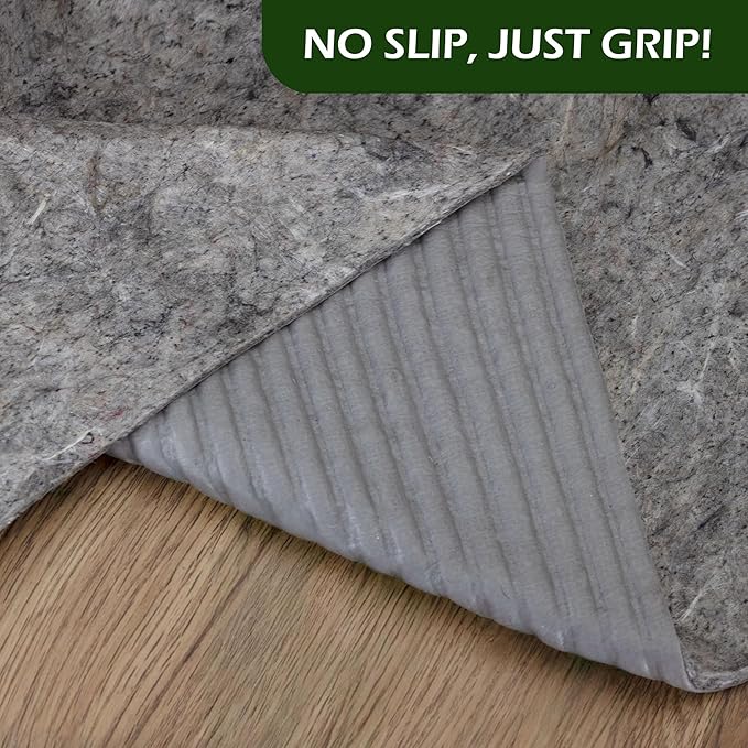 Waterproof GATORGRIP Non-Slip Rug Pad, 8x10, Pet-Friendly, Safe for All Floors, Made in The USA, Low-VOC