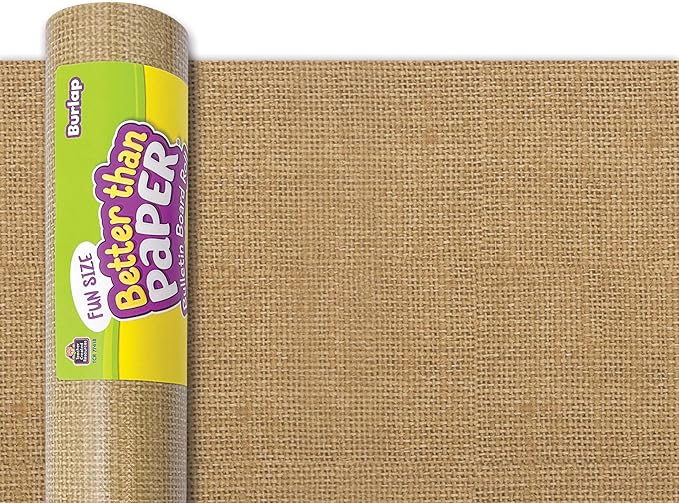 Teacher Created Resources Fun Size Burlap Better Than Paper® Bulletin Board Roll (TCR77418)