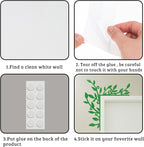 Floral Window and Door Corner Accent Leaf Corner Topper Decor Metal Hanging Decor for Door Corner(Green)
