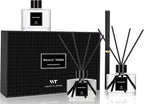 Reed Diffuser Set of 3 for Bathroom Air Fresheners, Oil Diffuser Sticks | Tuberose, Gardenia, Freesia Scent(1.7 fl oz Each Pack) Home Fragrance with 12 Stick Defusers | House Shelf Decor