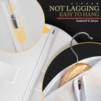 40-inch Suit Bag Garment Bag for Travel and Storage, Garment Bags for Hanging Clothes with Zipper and Visible Transparent Window, White 1 pack