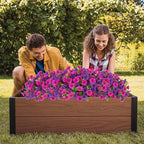 12 Bundles Morning Glory Artificial Flowers for Outdoor Decoration UV Resistant Fake Plastic Plants Artificial Greenery for Indoor Outdoor Garden Patio Window Box Home Decor