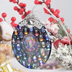 Alchemy Stained Glass Hanging Ornament - Christmas Tree Decoration Idea