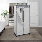 Simplify 36" Wide Portable Closet | Great for Clothes | Accessories | Heavy Duty | Hanging Rod | Easy to Assemble | Dimensions : 36” x 63” x 19” | White