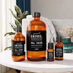 AirScent Warm Vanilla Hotel Diffuser Oil No. 1050 - Marshmallow Vanilla Tonka Bean - Premium Fragrance Oil for Ultrasonic and Waterless Diffusers and Crafting - 500 mL, 16.9 fl oz Glass Bottle