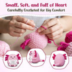 OASSIE Kindergarten Graduation Gifts for Kids - Positive Crochet Animals Axolotl - 6 7 8 9 10 11 12 Years Old Inspirational Birthday Preschool Teen Girl Gifts Trendy Stuff for Kids Teens