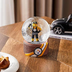 Evergreen Enterprises Pittsburgh Steelers 5 in. Glass Tabletop Snow Globe 3WGL3824