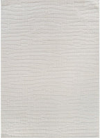 Modern Micro Loop Indoor Area Rugs for Living Room Bedroom Kitchen Geometric Pebble White 4x6 Luxury Durable Low and High Pile Non-Shedding Stain Resistant Soft Area Carpet 4 x 6