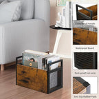YINMIT Magazine Holder, Magazine Rack Floor, Magazine Rack for Desktop and Home Office, Magazine Storage Basket for Letters, Magazines, Books, Newspapers