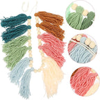 PRETYZOOM Beads Wall Hanging Decor Hand Woven Tassel Pendant for Home Decoration Indoor Wall Art Accent Present for Housewarming and Special Occasions