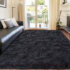Rugs for Living Room 6x9, Soft Shaggy Modern Shag Area Rug for Bedroom, Upgrade Non-Slip Plush Fluffy Carpet for Kids Boys Girls Room Home Decor Aesthetic, Charcoal Gray