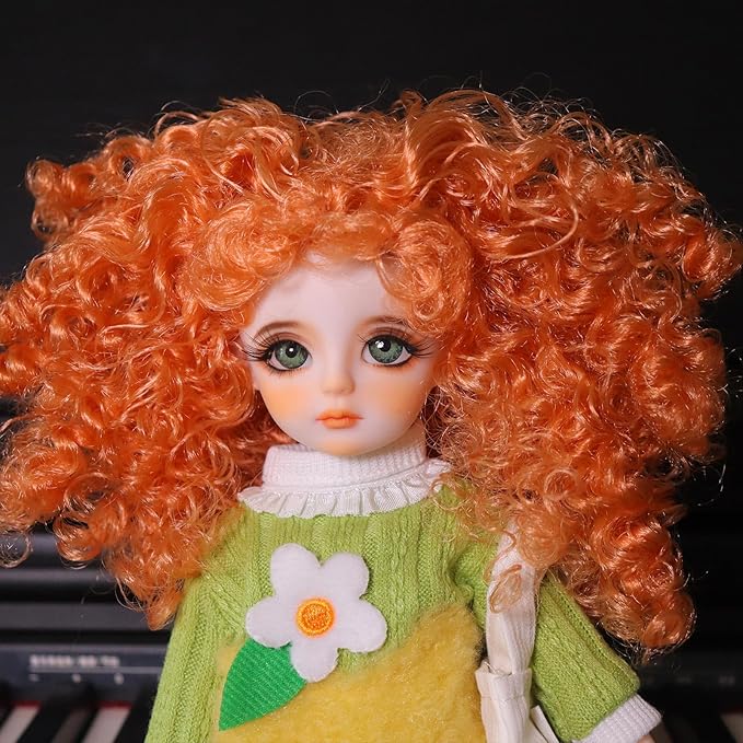 Original 1/6 Scale Anime Doll with Hand-Painted Face, Unique Cute Collectible Ball-Jointed Doll with Removable Outfit, 30cm Art Figure for Christmas & Birthday Gifts (Poppy)