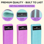 Resistance Bands, Fabric Workout Bands for Women & Men