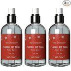 Muse Apothecary Flush Ritual - Aromatic & Refreshing Toilet Spray, Use Before You Go, 8 oz, Infused with Natural Essential Oils - Fresh Snow, Pack of 3
