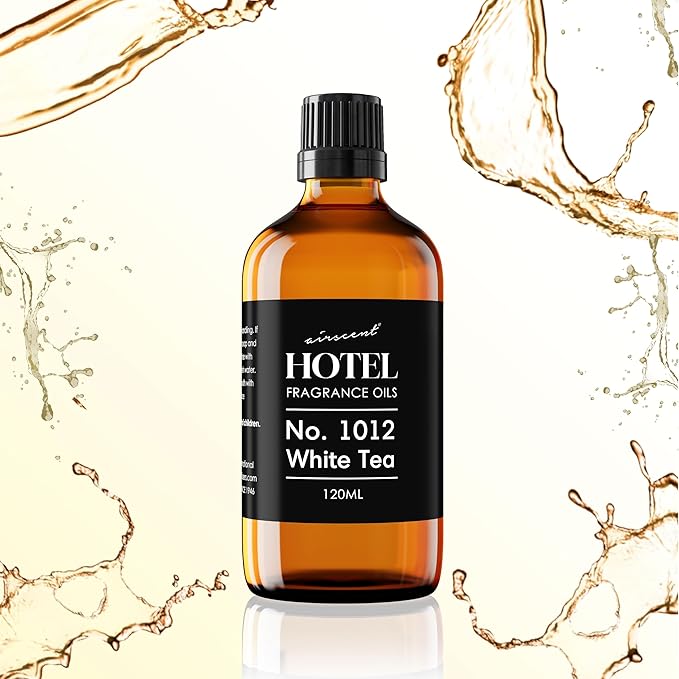 AirScent Hotel Diffuser Oil No. 1012 Inspired by The Renwoed White Tea Hotel Scent - Premium Fragrance Oil for Ultrasonic and Waterless Diffusers and Crafting - 30 mL, 1 fl oz Bottle