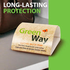 Greenway Clothing Moth Traps with Powerful Pheromone Lures for Effective, Odor-Free Closet Protection, Non-Toxic, Eco-Friendly & Long-Lasting Solution, 2 Packs (Includes 4 Traps & 4 Lures)