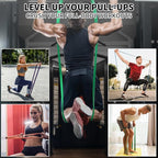 TOPOKO Resistance Bands Set of 5 – Pull Up Assistance Bands for Men & Women, Heavy Duty Workout Bands for Exercise, Strength Training, Stretching, Physical Therapy, Home & Gym