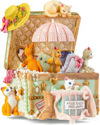Cat Music Box for Girls, Cute Wind-Up Musical Keepsake Gift, for Daughter, Wife, Girlfriend, Sister, Granddaughter, Birthday Christmas Friendship Gift, Plays Castle in the Sky