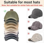 Mkono Hat Organizer for Baseball Caps, Hat Rack for Wall Hold Up to 10 Hats, Hat Holder On Wall Ball caps Storage Organizer Display for Door, Closet, Entryroom, Laundry Cap Organization