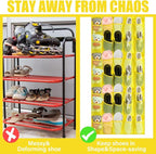 Windyun 40 Over the Door Shoe Organizer Large Mesh Pocket Hanging Shoe Rack for Closet Yellow Nonslip Behind Door Storage Holder Back to School Organizer for Dorm Room College Classroom Storage