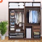 ELONG HOME Solid Wooden Hangers 30 Pack, Wood Suit Hangers with Extra Smooth Finish, Precisely Cut Notches & Chrome Swivel Hook, Wooden Clothes Hangers for Shirt Coat Jacket Dress
