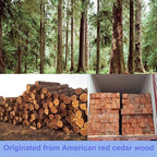 15 Cedar Chip Bags and 10 Cedar Balls for Clothes Storage