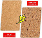 Cork Board Bulletin Board 24 x 18 Inches, Silver Aluminium Framed Corkboard, Office Board for Wall Cork, Large Wall Mounted Notice Pin Board for Home, Office and School