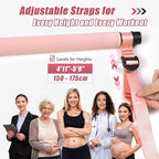 Upgraded Pilates Bar Kit with Resistance Bands Natural Latex for Women & Men, Heavy-Duty Stainless Steel Multifunctional Yoga Pilates Stick for Home Gym Exercise Fitness Equipment Full-Body Workouts