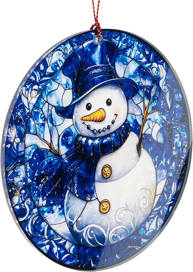 Snowman Christmas Ornaments 2026, Cute Snow Man Christmas Decoration, Tree Decorations Hanging Ornament, Snow Man Decor, Christmas Ornaments Home Decor, Unique Snowman Gifts for Women Men