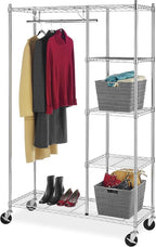 Whitmor Modern Industrial Freestanding Closet Organizer